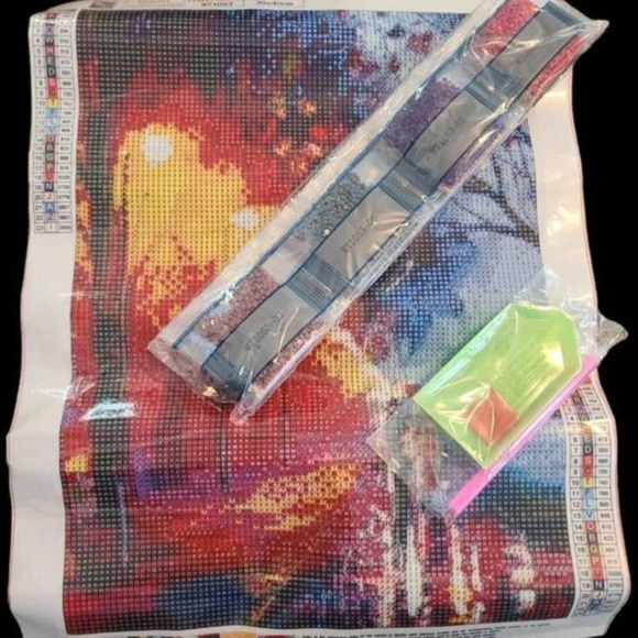 Diamond Painting 30x40 cm Landscape City Scene - Picture 1 of 6